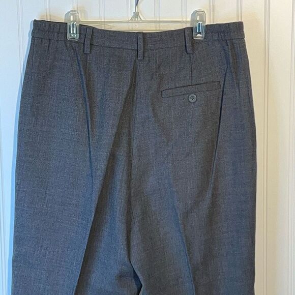 Vintage Chadwick’s Wool Lined Dress Pants Size 10 Gray Pleated Front Pocketed - Picture 6 of 7